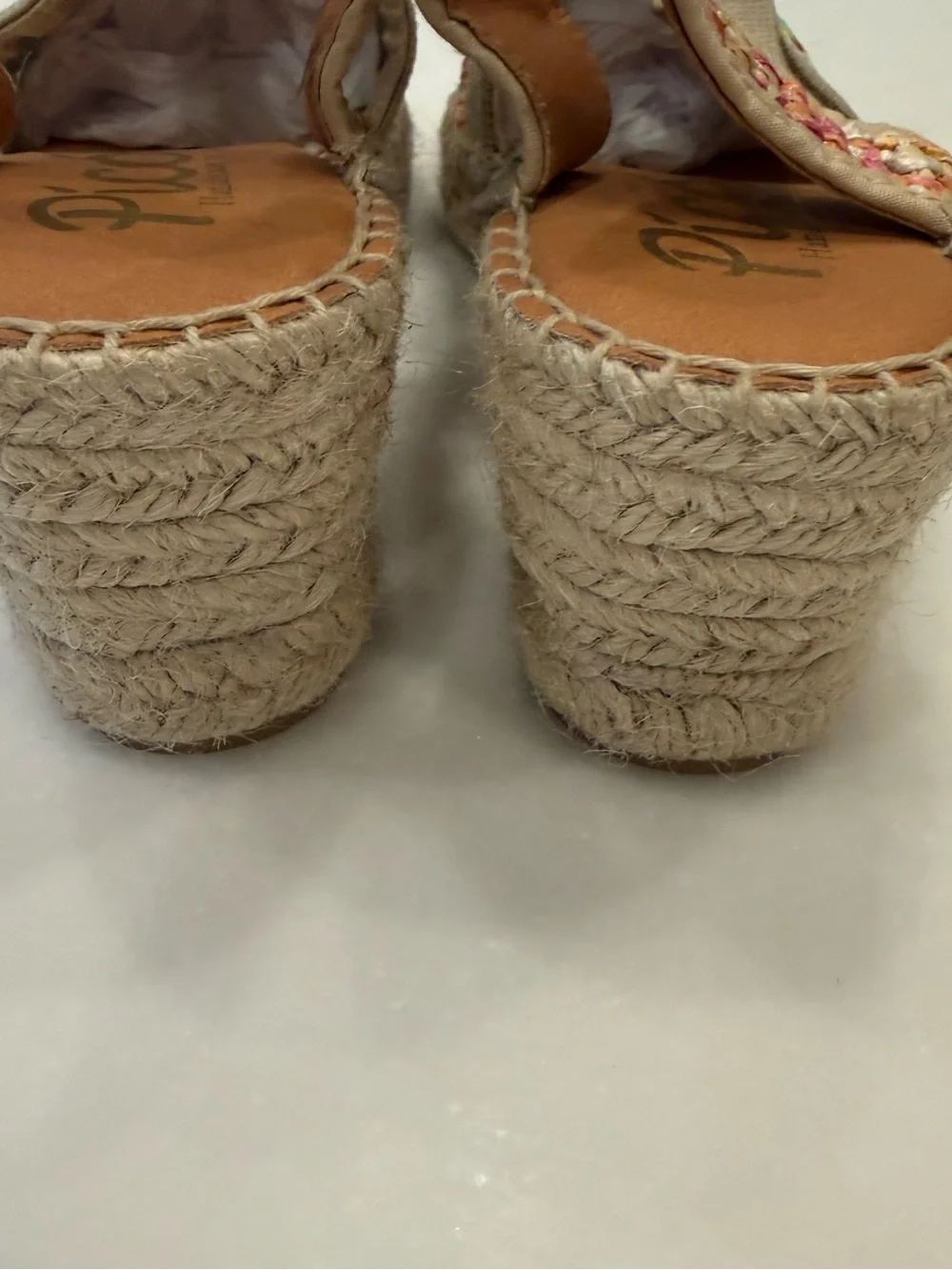 Picon Women’s Multi Color Wedge Espadrilles Handmade Sz 8 NEW